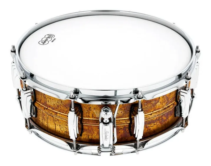 Ludwig 14"x05" Raw Brass Phonic, vista dall'alto, photo 3