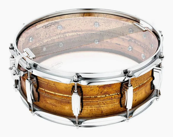 Ludwig 14"x05" Raw Brass Phonic, vista di lato, photo 4