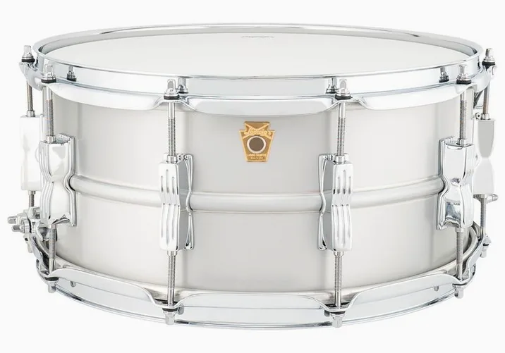 Ludwig 14"x6,5" Acro Aluminum Snare, vista frontale