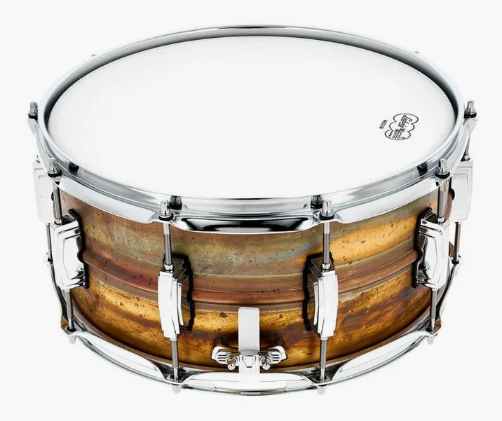 Ludwig 14"x6,5" Raw Brass Phonic, vista dall'alto, photo 2
