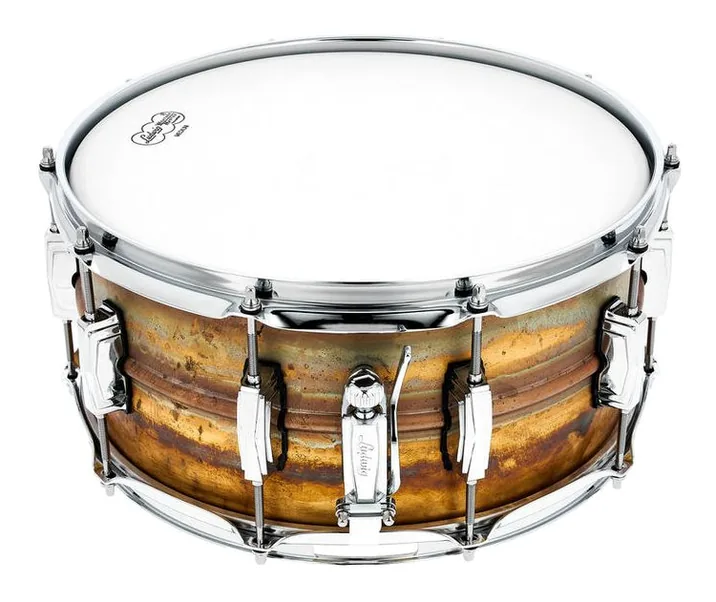 Ludwig 14"x6,5" Raw Brass Phonic, vista di lato, photo 3