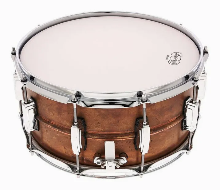 Ludwig 14"x6,5" Raw Copper Phonic, dettaglio ravvicinato, photo 3