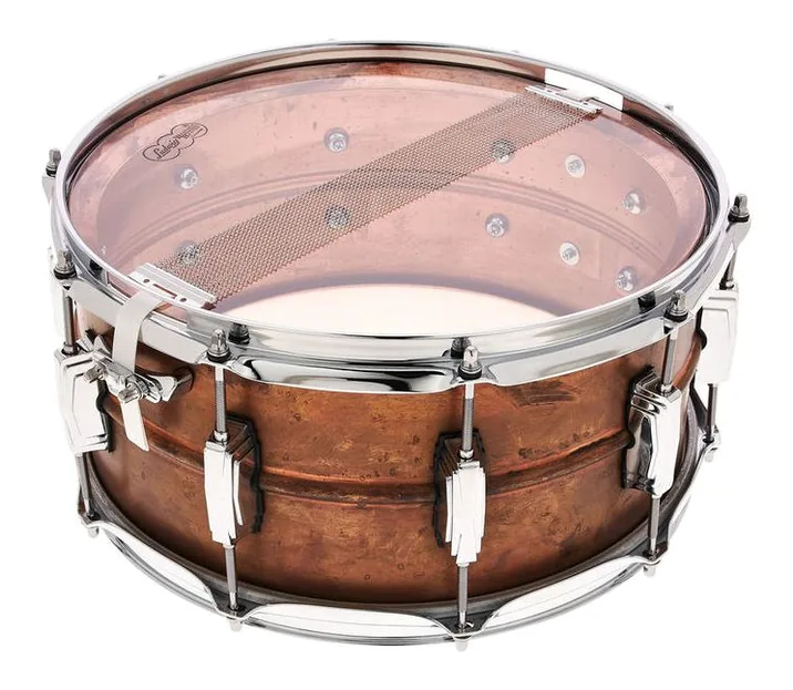 Ludwig 14"x6,5" Raw Copper Phonic, vista di lato, photo 4