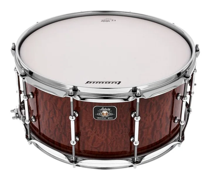 Ludwig 14"x6,5" Universal Beech Snare, vista frontale