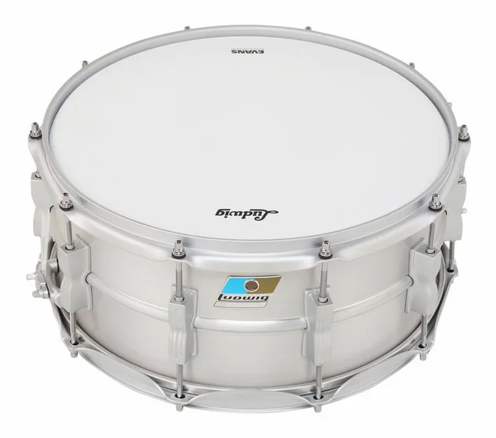 Ludwig 14"x6,5" Acrolite Snare ltd., di fronte su sfondo neutro