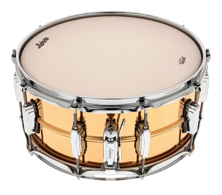 Ludwig 14"x6,5" LB552 Bronze Phonic, dettaglio ravvicinato, photo 2