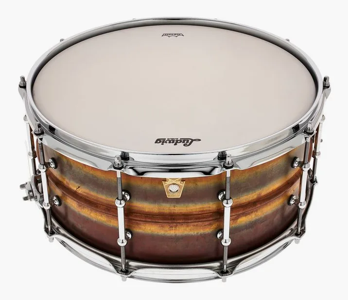 Ludwig 14"x6,5" LB552RT Bronze Phonic, vista frontale
