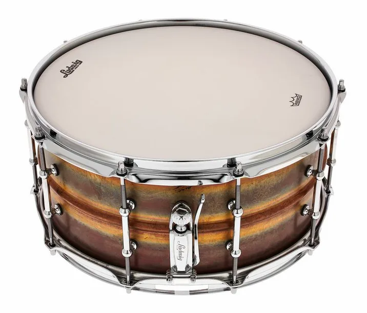 Ludwig 14"x6,5" LB552RT Bronze Phonic, su sfondo neutro, photo 2