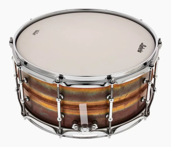 Ludwig 14"x6,5" LB552RT Bronze Phonic, su sfondo neutro, photo 3