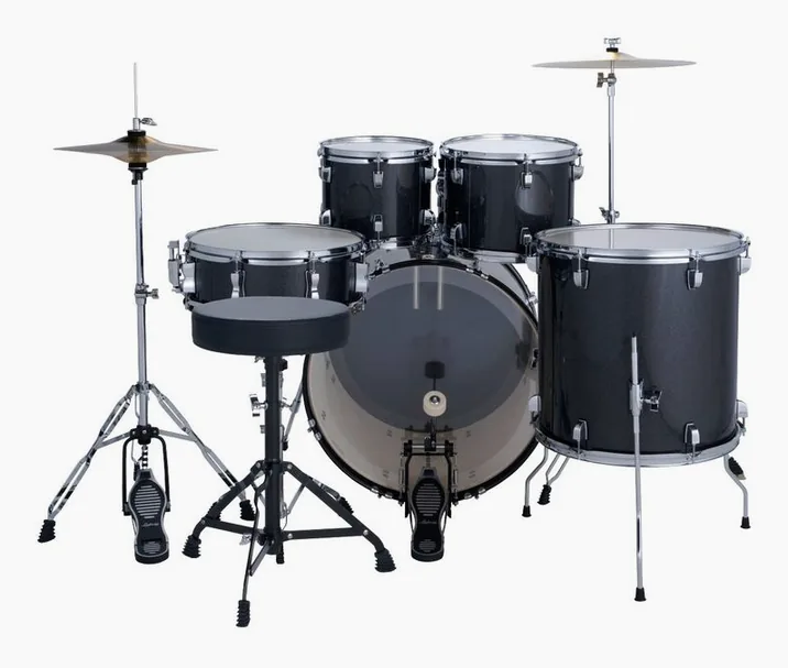 Ludwig Accent Drive 5pc Moon Dust, su sfondo neutro, photo 3