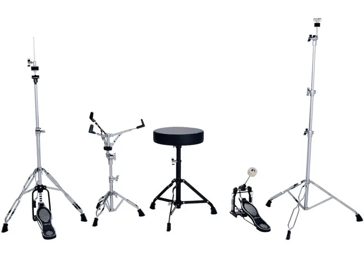Ludwig Accent Fuse 5pc Snow Dust, vista di tre quarti, photo 4
