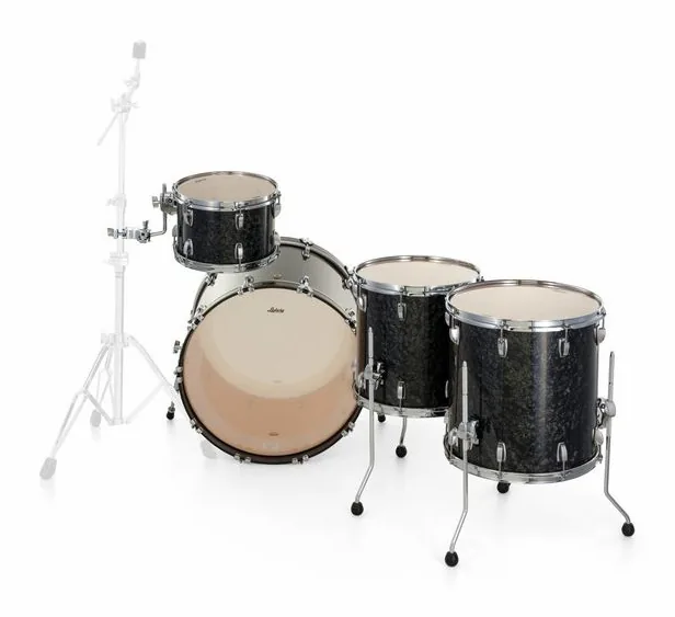 Ludwig Classic Maple 4pcs Ebony Pearl, vista frontale, photo 4