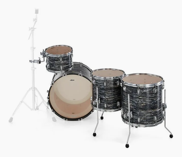 Ludwig Classic Maple 4pcs V. Black Oy, vista di tre quarti, photo 4