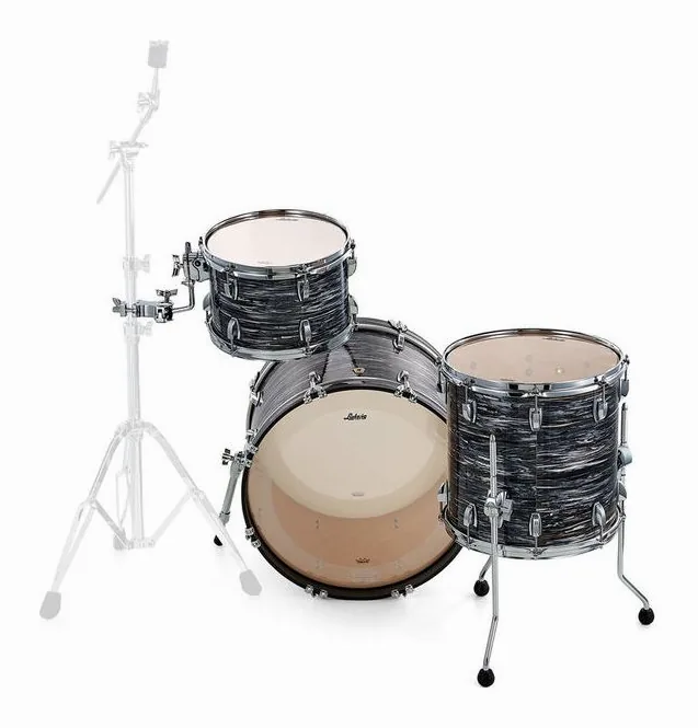 Ludwig Classic Maple Downbeat Black O, vista di tre quarti, photo 4