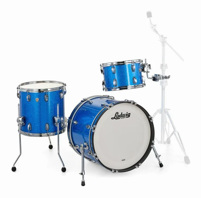 Ludwig Classic Maple Downbeat Blue S., vista frontale, photo 3