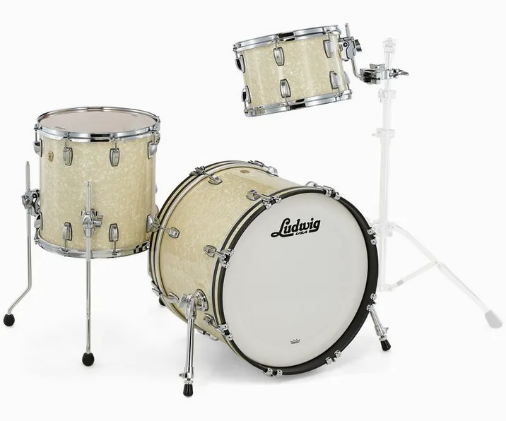 Ludwig Classic Maple Downbeat V.White, dettaglio ravvicinato, photo 3