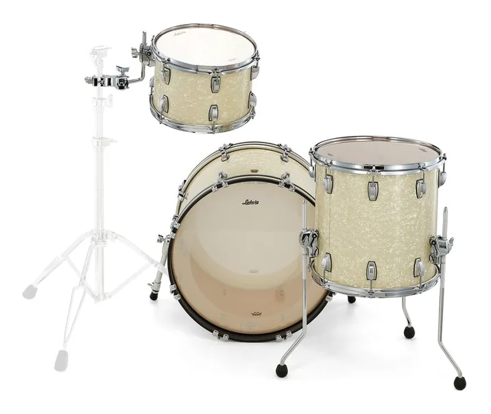 Ludwig Classic Maple Downbeat V.White, su sfondo neutro, photo 4