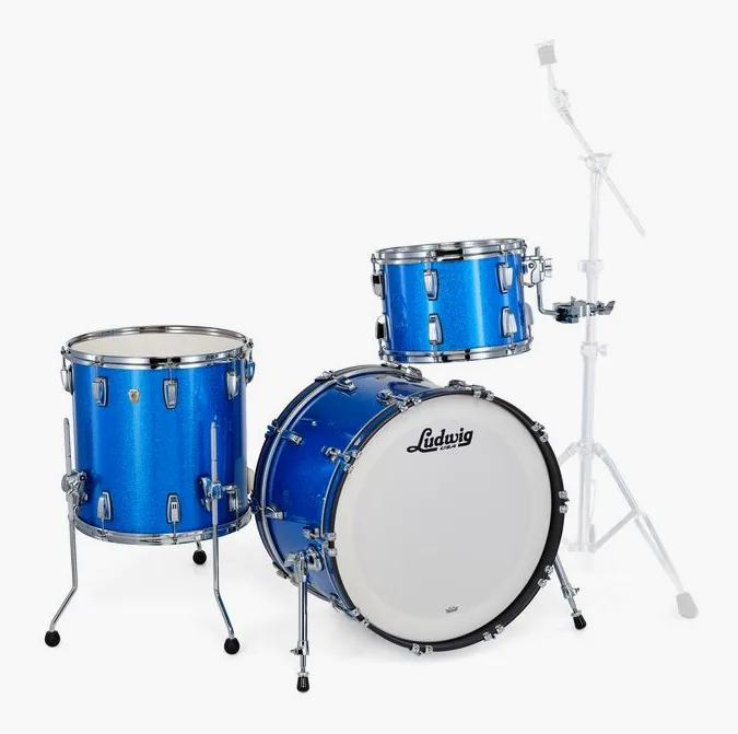 Ludwig Classic Maple Fab 22 Blue Sp., vista di tre quarti, photo 3
