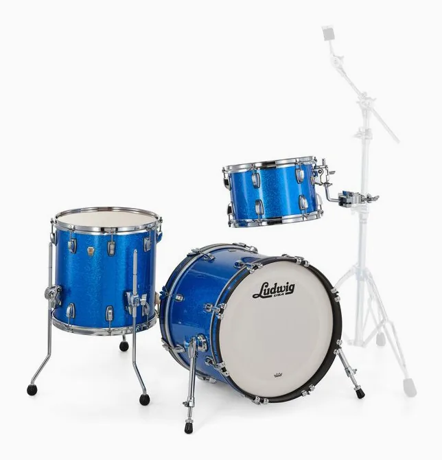 Ludwig Classic Maple Jazz. Blue Sp., vista di lato, photo 3