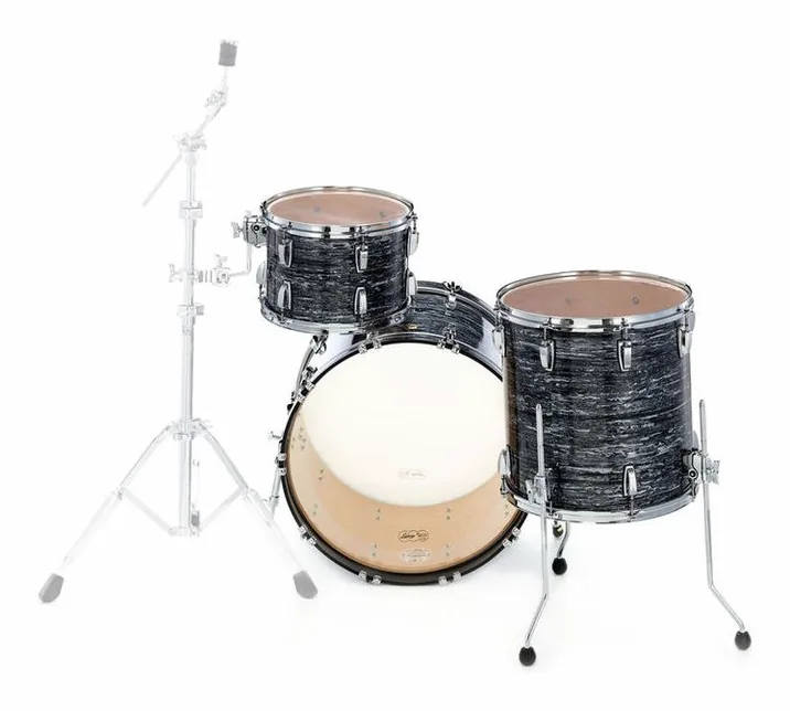 Ludwig Classic Maple Rock Black Oy., vista frontale, photo 3