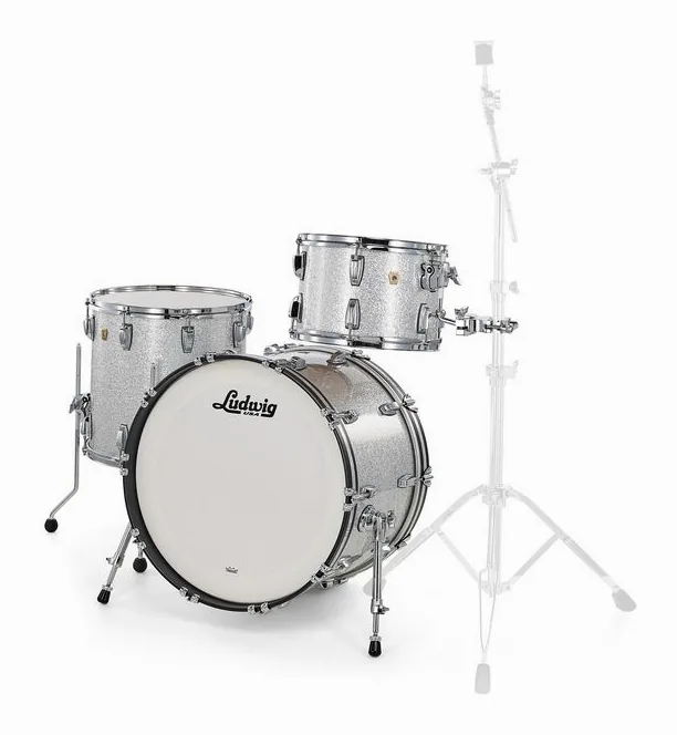 Ludwig Classic Maple Rock Silver Sp., dettaglio ravvicinato, photo 2