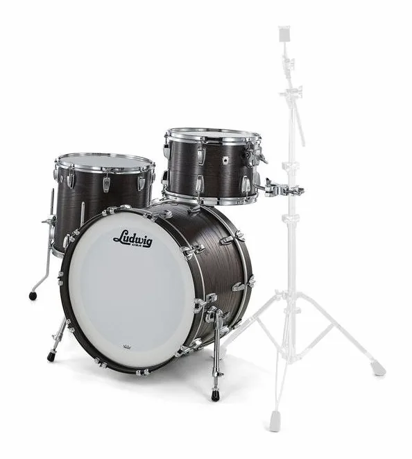 Ludwig Classic Oak Fab 22 Smoke, vista frontale