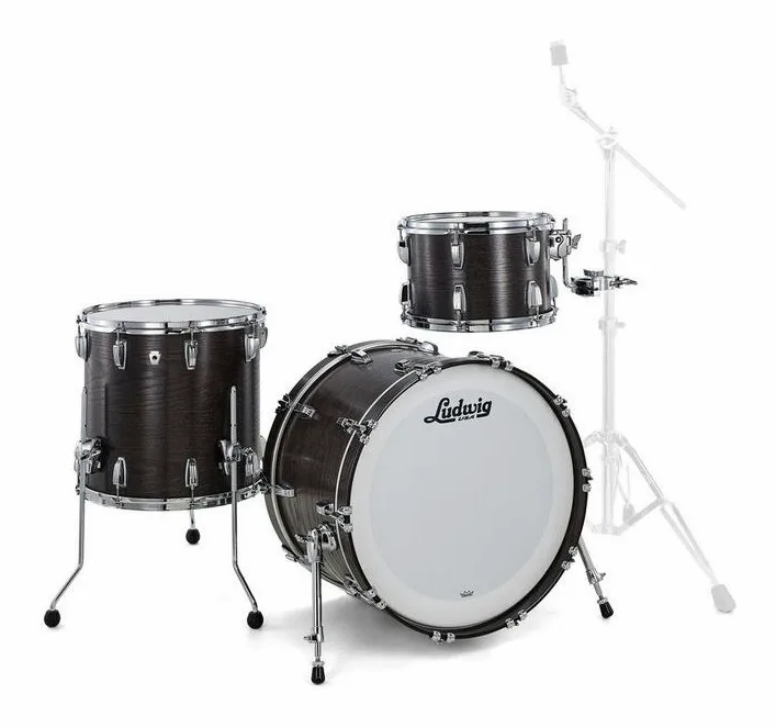 Ludwig Classic Oak Fab 22 Smoke, vista di lato, photo 3
