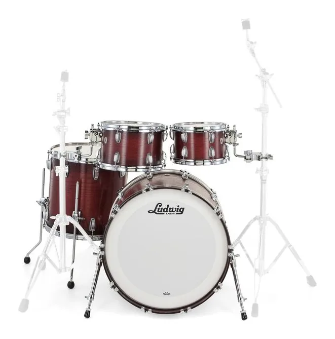 Ludwig Classic Oak Studio 22 Brown B., vista di lato, photo 2