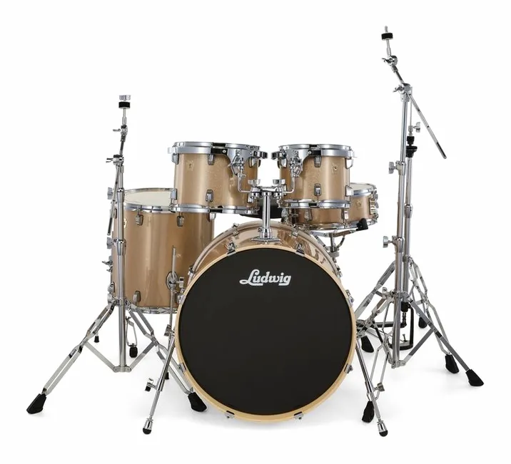 Ludwig Evolution 20" Prosecco Sparkle, vista di tre quarti, photo 2