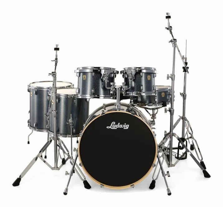Ludwig Evolution 22" 6pc Atlant. Spkl, vista di lato, photo 2