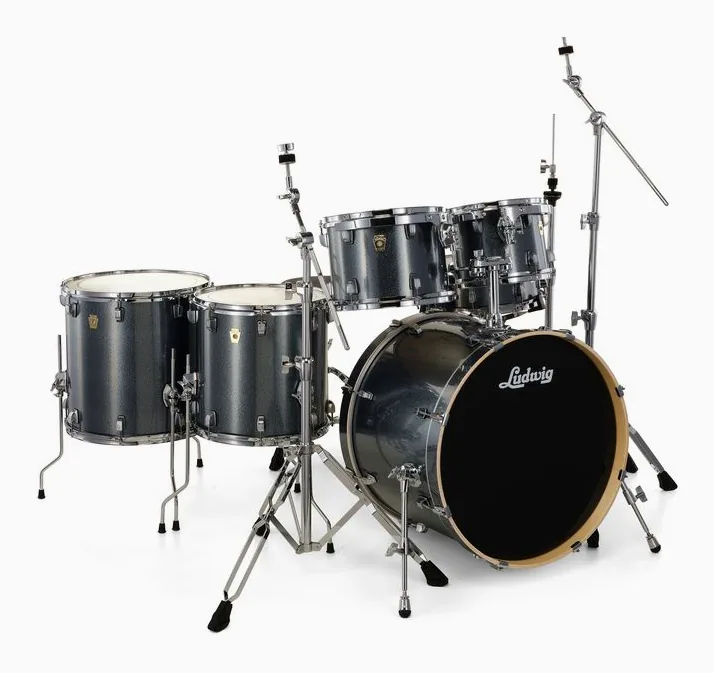 Ludwig Evolution 22" 6pc Atlant. Spkl, vista frontale, photo 3