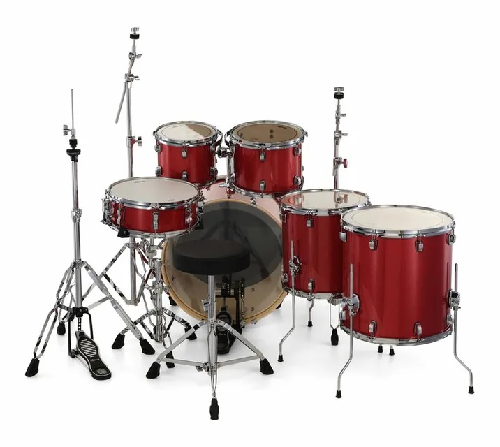 Ludwig Evolution 22" 6pc Crimson Spkl, vista di tre quarti, photo 4