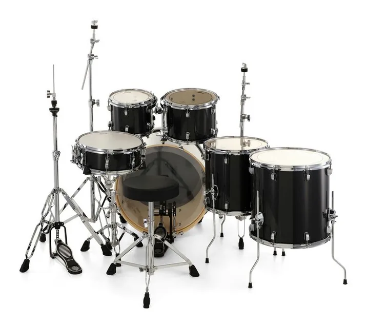 Ludwig Evolution 22" 6pc Moon Dust, vista di tre quarti, photo 4
