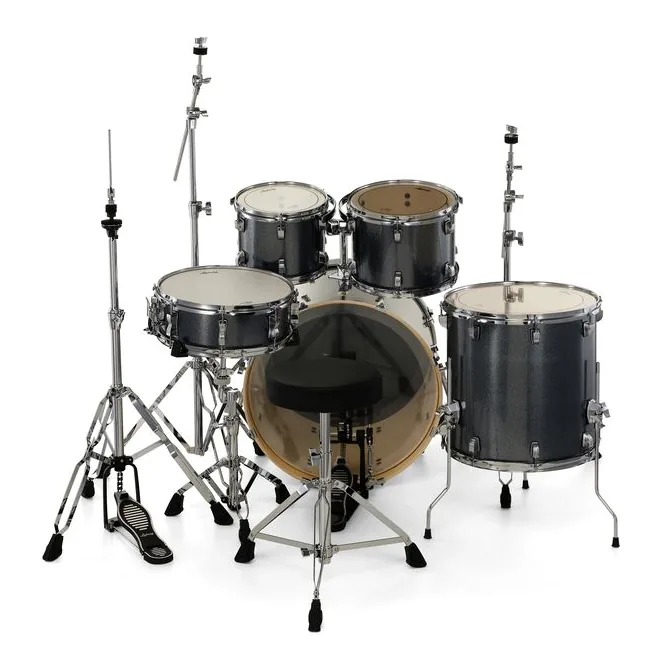 Ludwig Evolution 22" Atlantic Sparkle, su sfondo neutro, photo 4