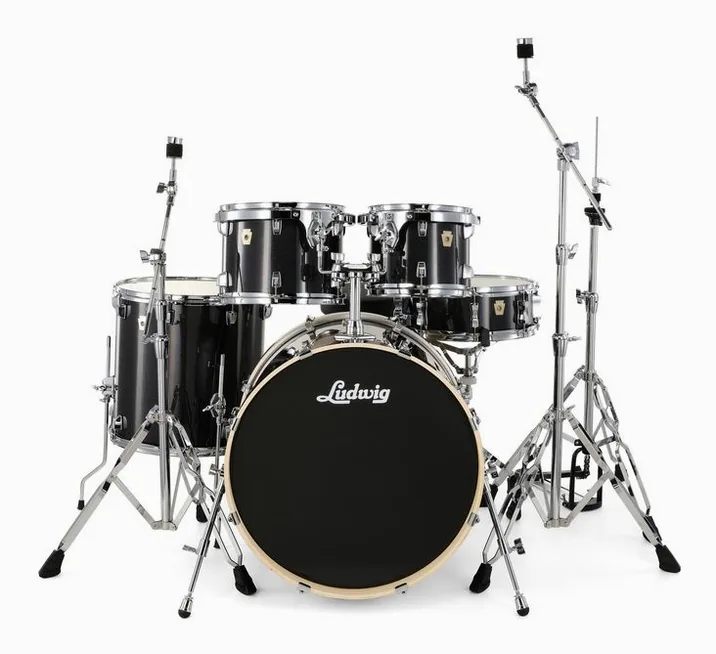 Ludwig Evolution 22" Moon Dust, vista di lato, photo 2