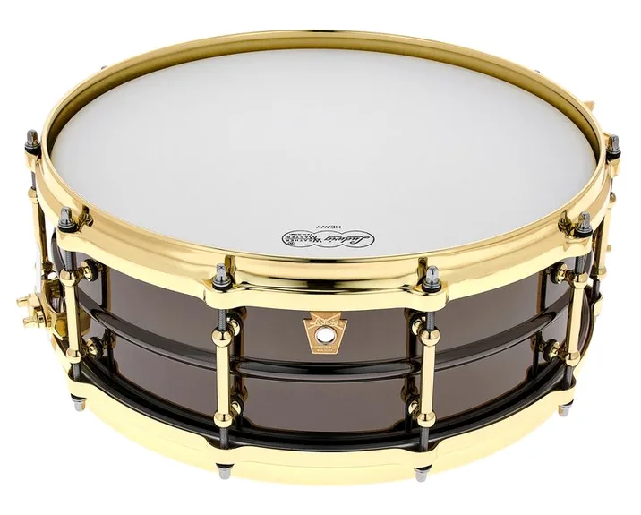 Ludwig LB416BT 14"x5" Black Beauty, dettaglio frontale