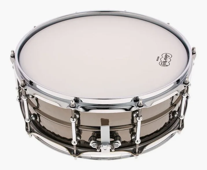 Ludwig LB416KT 14"x5" Black Beauty, su sfondo neutro, photo 2