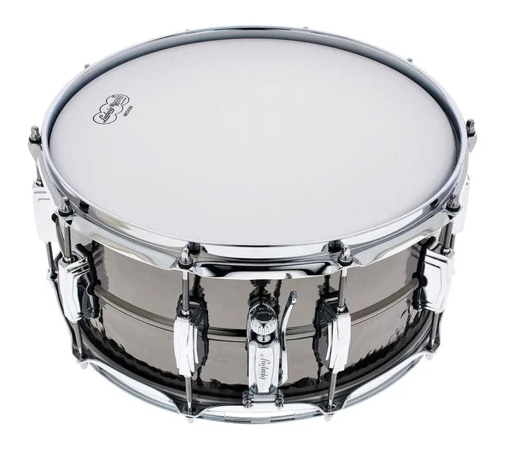 Ludwig LB417K 14" x 6.5" Black Beauty, su sfondo neutro, photo 3
