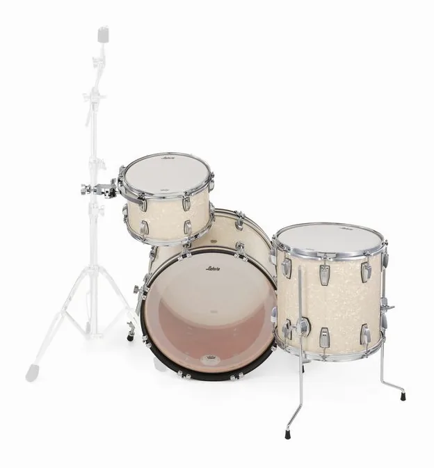 Ludwig Legacy Mahog. Downb. V.White, su sfondo neutro, photo 4