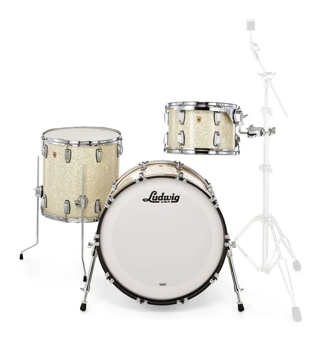 Ludwig Legacy Mahogany Fab V.White, vista dall'alto, photo 2