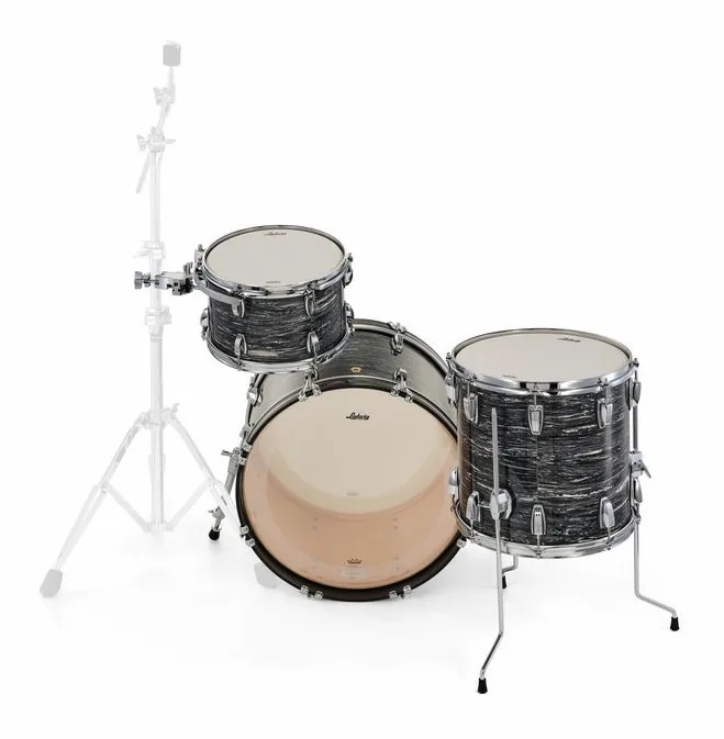 Ludwig Legacy Maple Downbeat Black Oy, dettaglio ravvicinato, photo 4