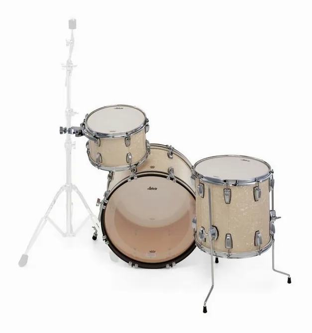 Ludwig Legacy Maple Downbeat V.White, vista di lato, photo 4