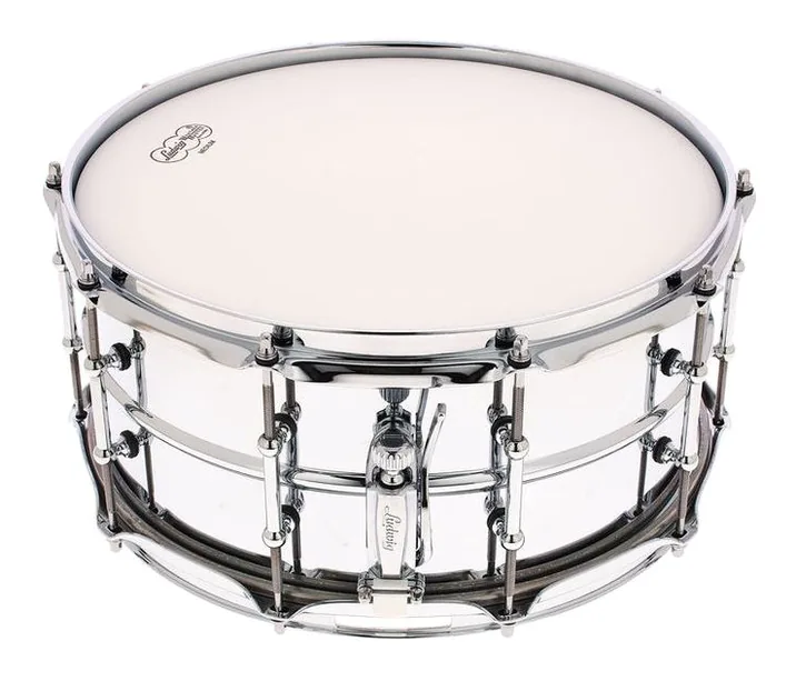 Ludwig LM402T Supra Phonic Snare, vista di lato, photo 3