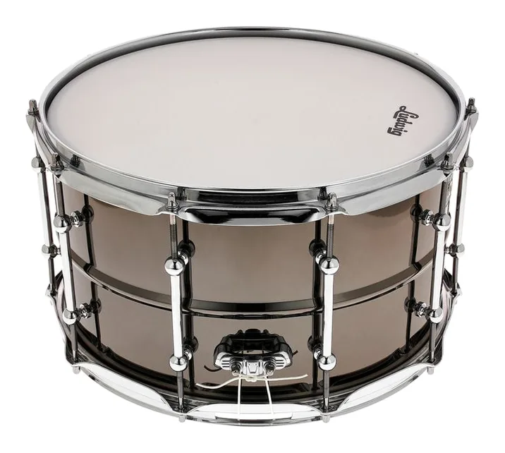 Ludwig 14"x08" Universal Brass Chrome, vista di tre quarti, photo 3