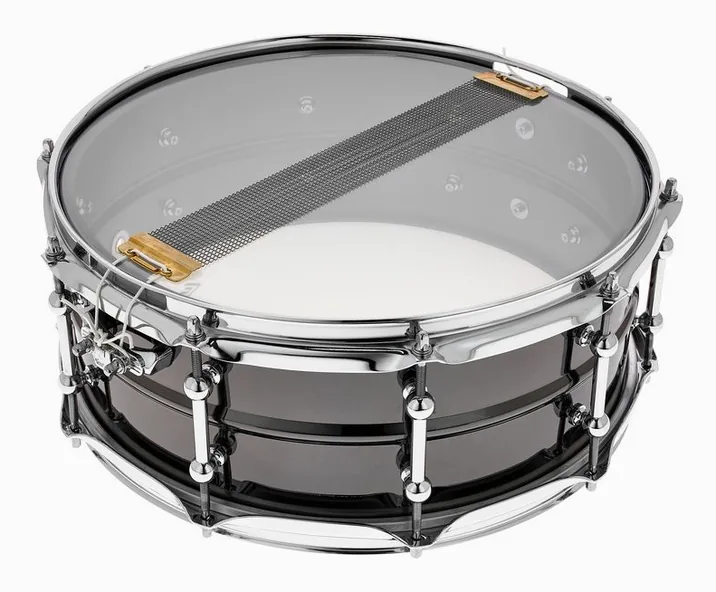 Ludwig 14"x5,5" Universal Brass Chrom, su sfondo neutro, photo 4