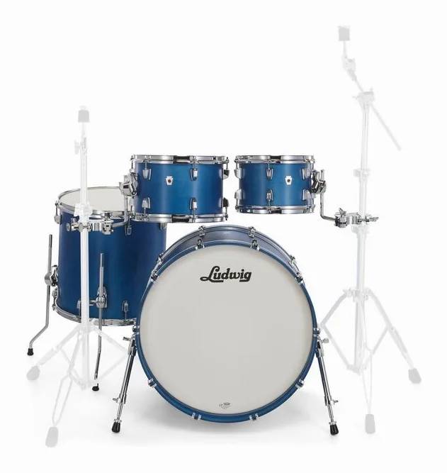Ludwig NeuSonic Mod2 4pc Set S.Blue, vista dall'alto, photo 2