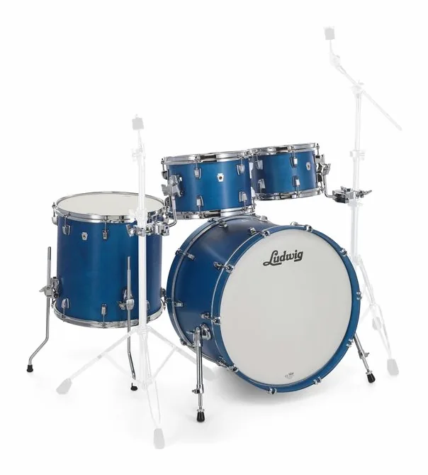 Ludwig NeuSonic Mod2 4pc Set S.Blue, vista di lato, photo 3