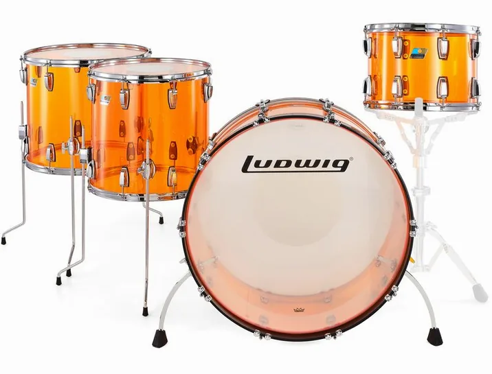 Ludwig Vistalite ZEP Set Amber, vista dall'alto, photo 2