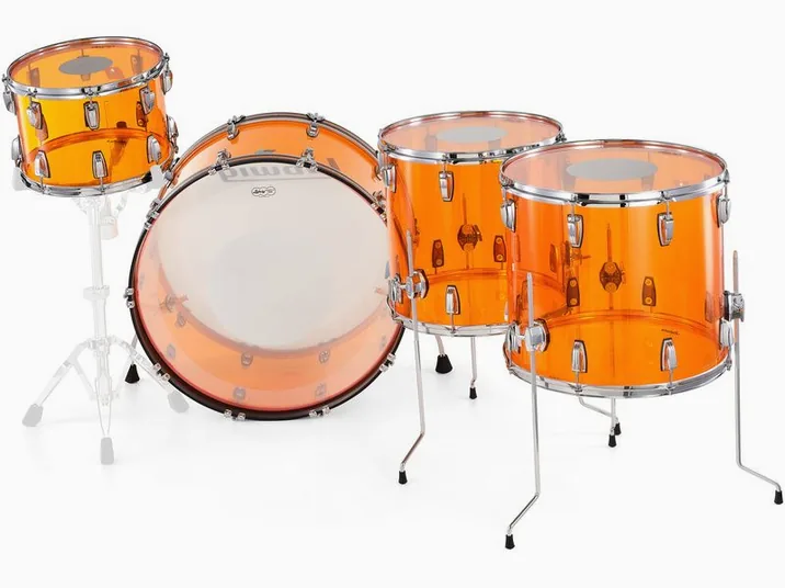 Ludwig Vistalite ZEP Set Amber, vista frontale, photo 4