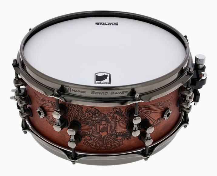 Mapex 12"x5,5" DL Warbird Snare Drum, dettaglio frontale